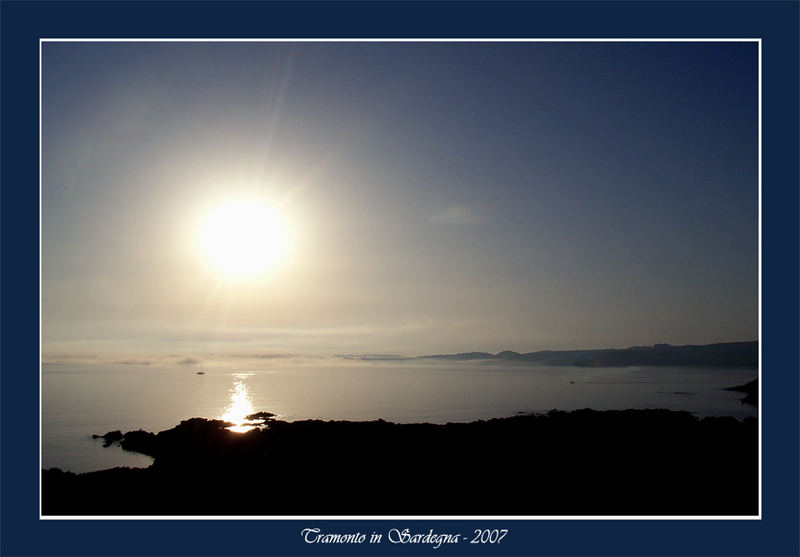 Scende la sera in Sardegna