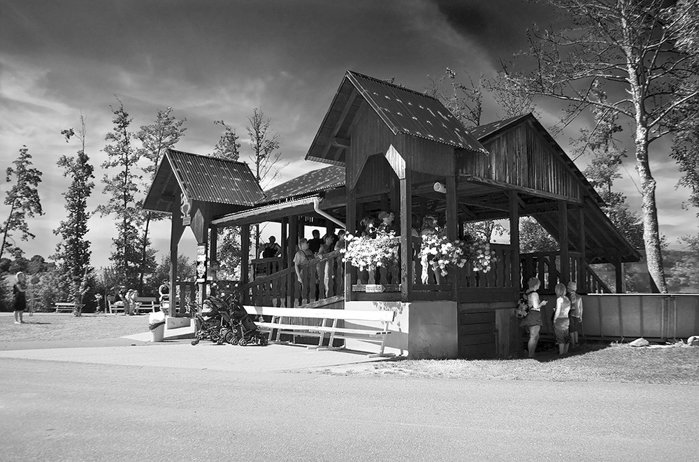 Scene aus einem Freizeitpark