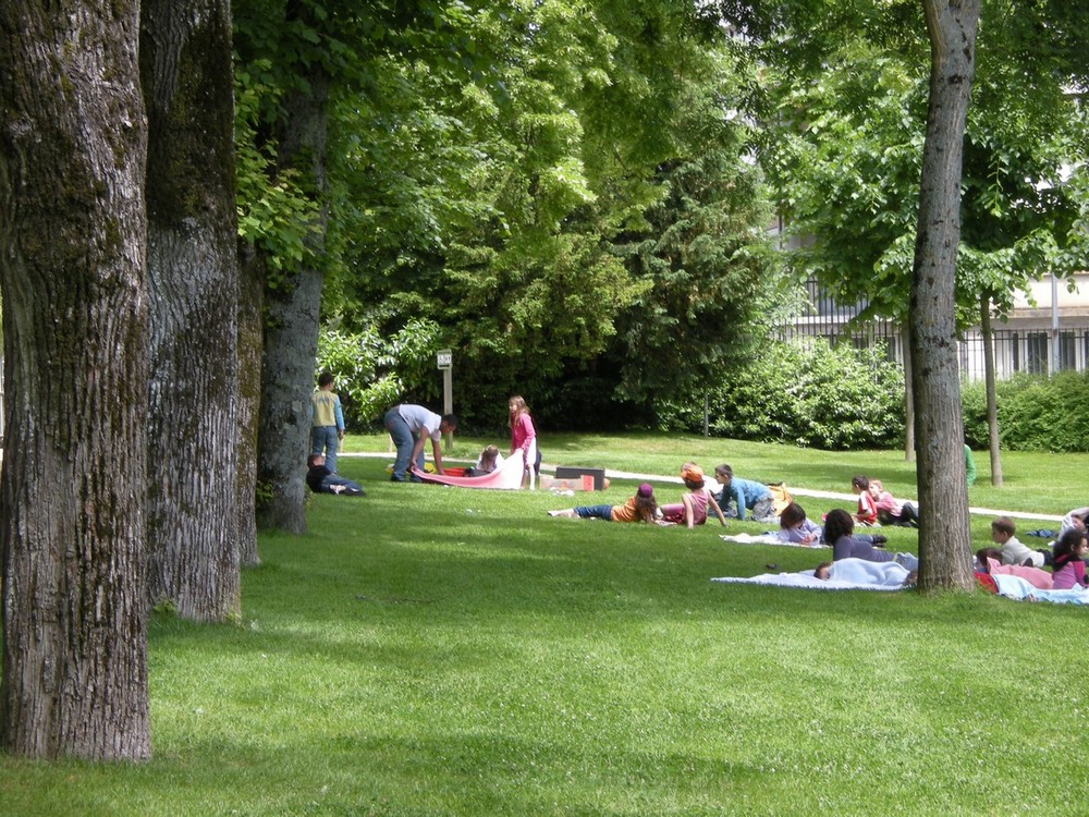 scene champetre jardin de blossac Poitiers