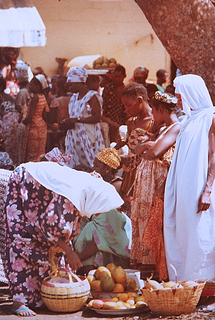 Scène de marché à Bamako