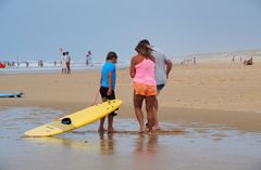 Scène de plage