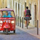 Scène de rue à Lisbonne