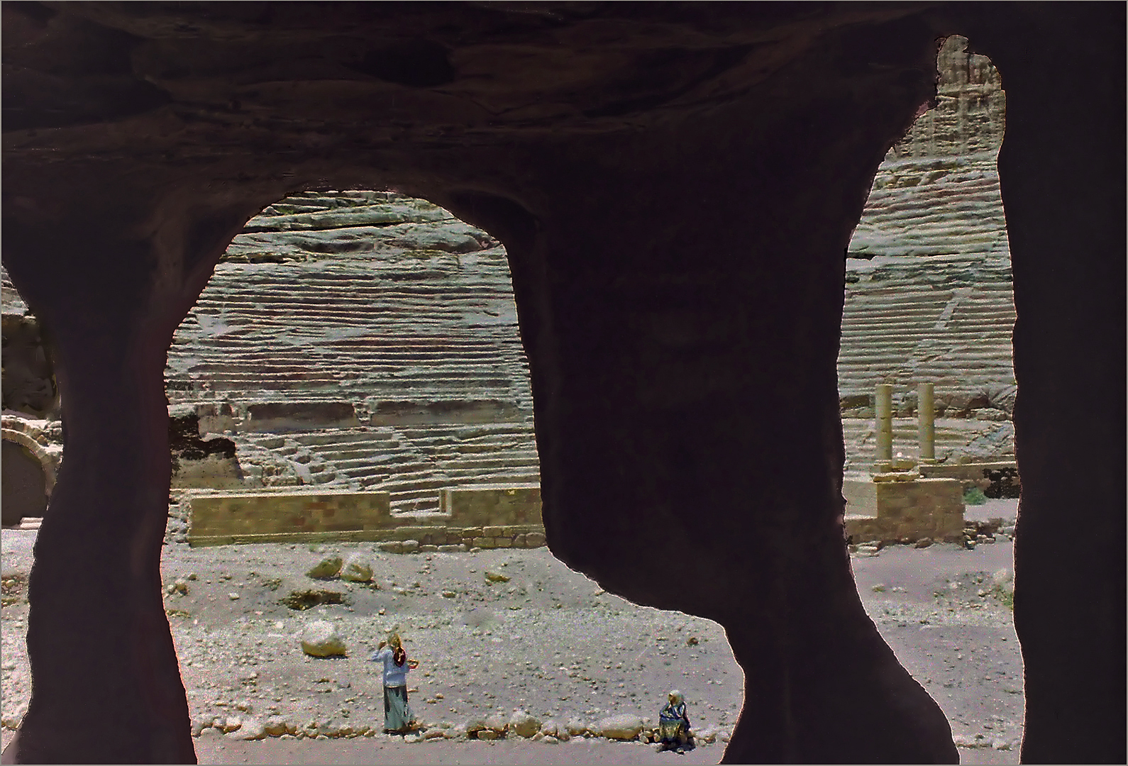 Scène de théâtre (romain) à Petra