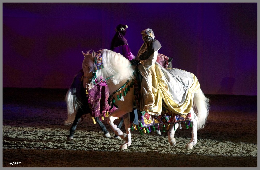 scene from Quadrille - Al Saheel show