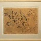 Scène mythologique  -  Jean Cocteau (1956)