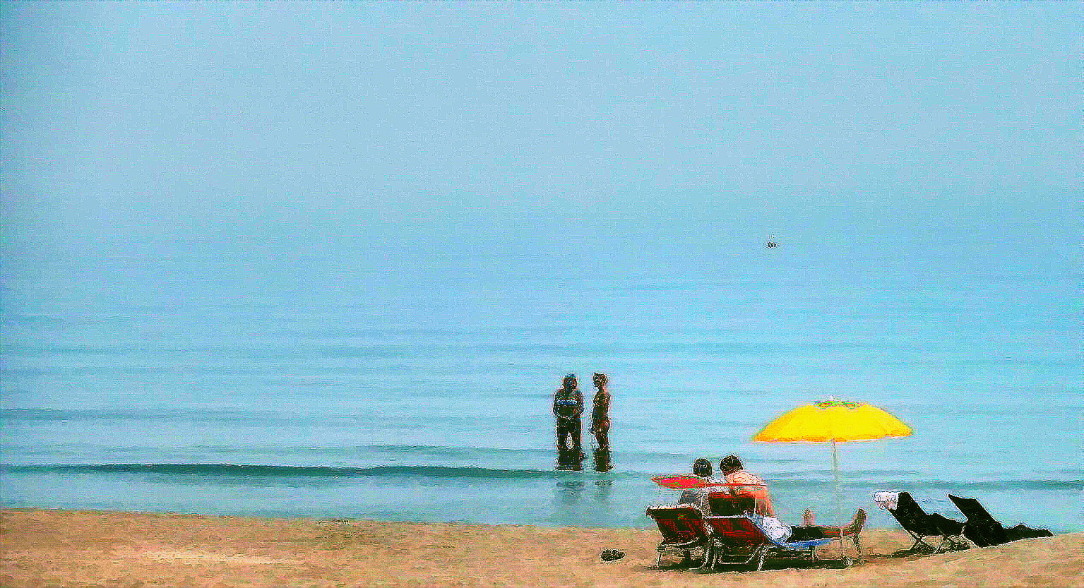scenen am strand in andalusien fuengirola tres