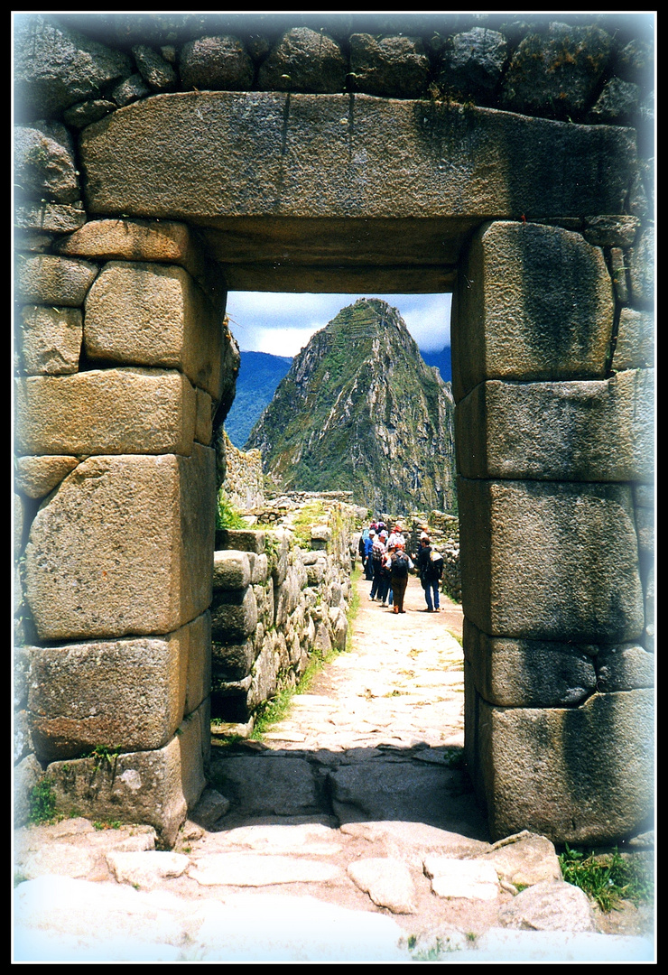 Scènes de vie - Machu Pichu 