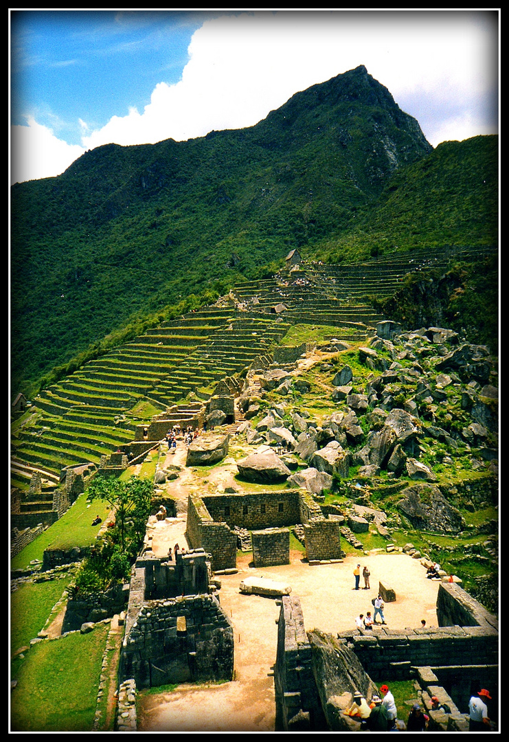 Scènes de vie - Machu Pichu 