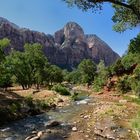 Scenic river view (Zion Ntl. Park USA 2008)