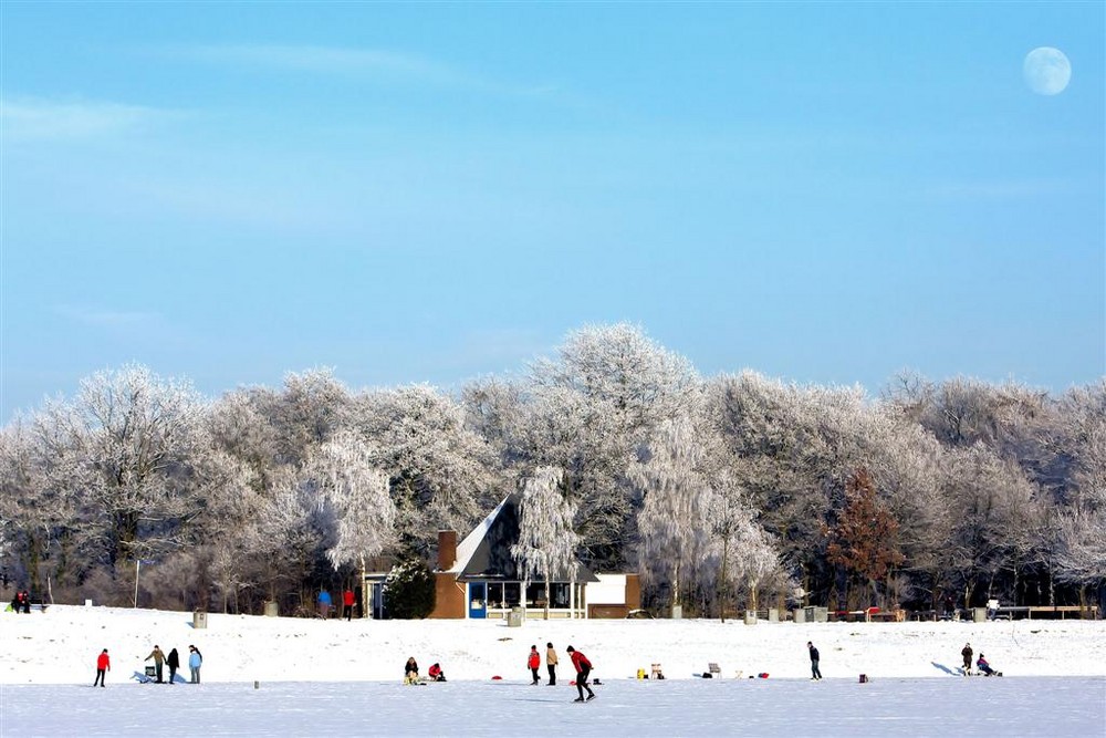schaatsen, Winterswijk , hilgelomeer , hilgelo , Winter