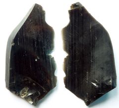 Schaber aus Obsidian - Artefakt
