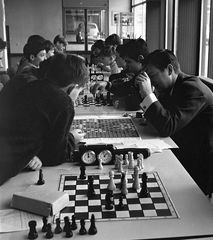 Schach-Ag am Herder-Gymnasium 1969