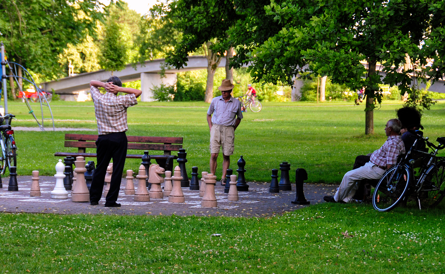 Schach - auf der grünen Wiese