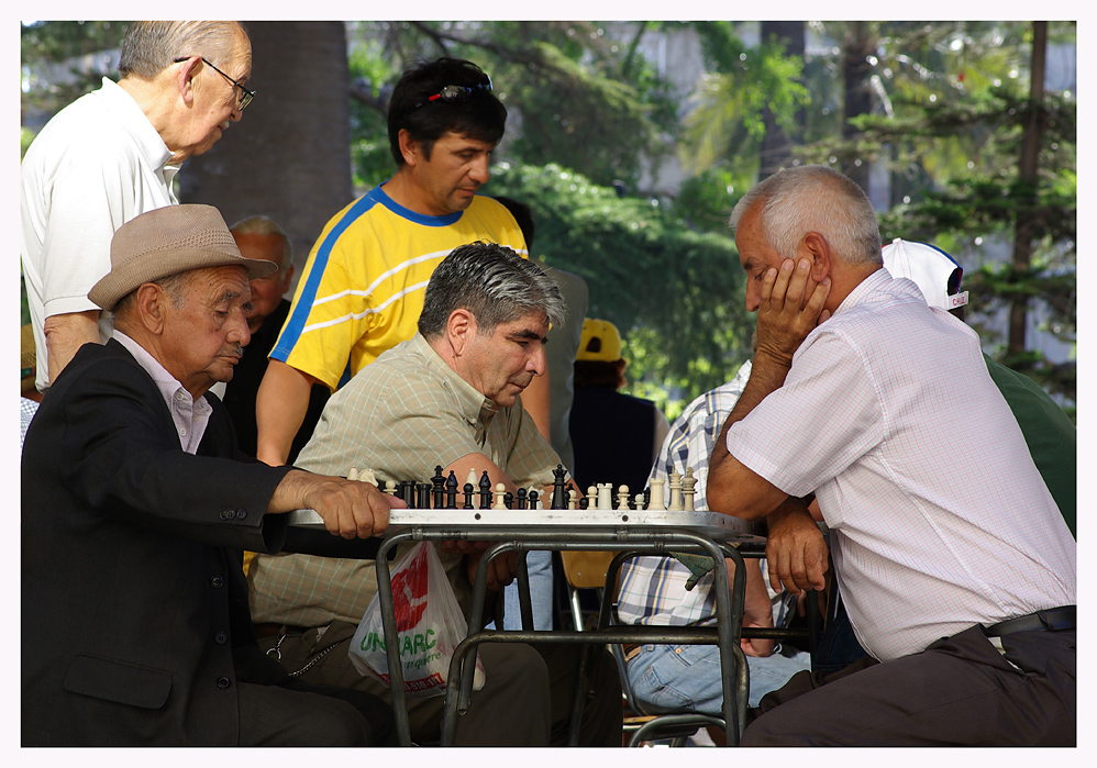 Schach auf der Plaza de Armas