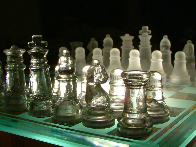 Schach im Licht