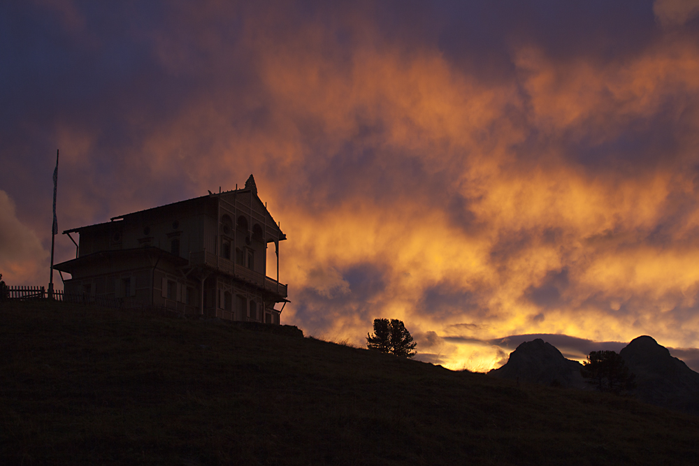 Schachenschloss im Abendlicht