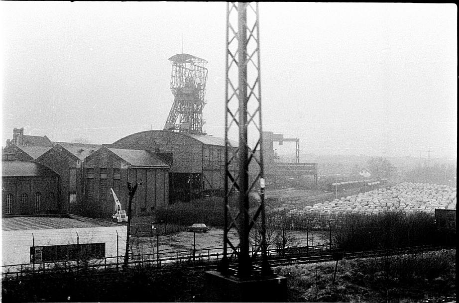 Schacht 1 Bonifazius Kleinzeche 1976 bei Essen-Kray