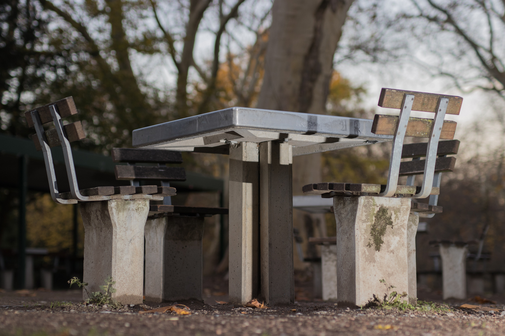 Schachtisch im Park II