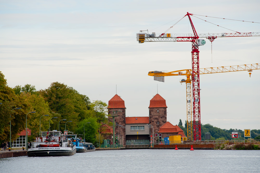 Schachtschleuse bei Minden