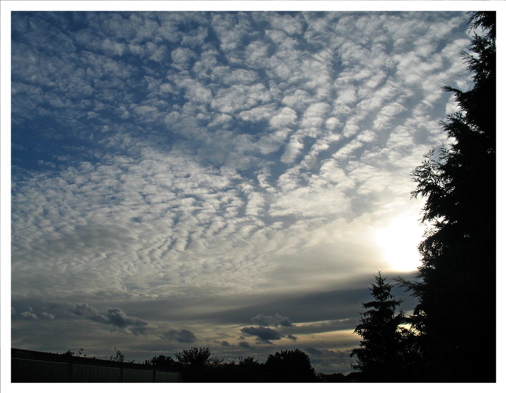 Schäfchen-Wolken