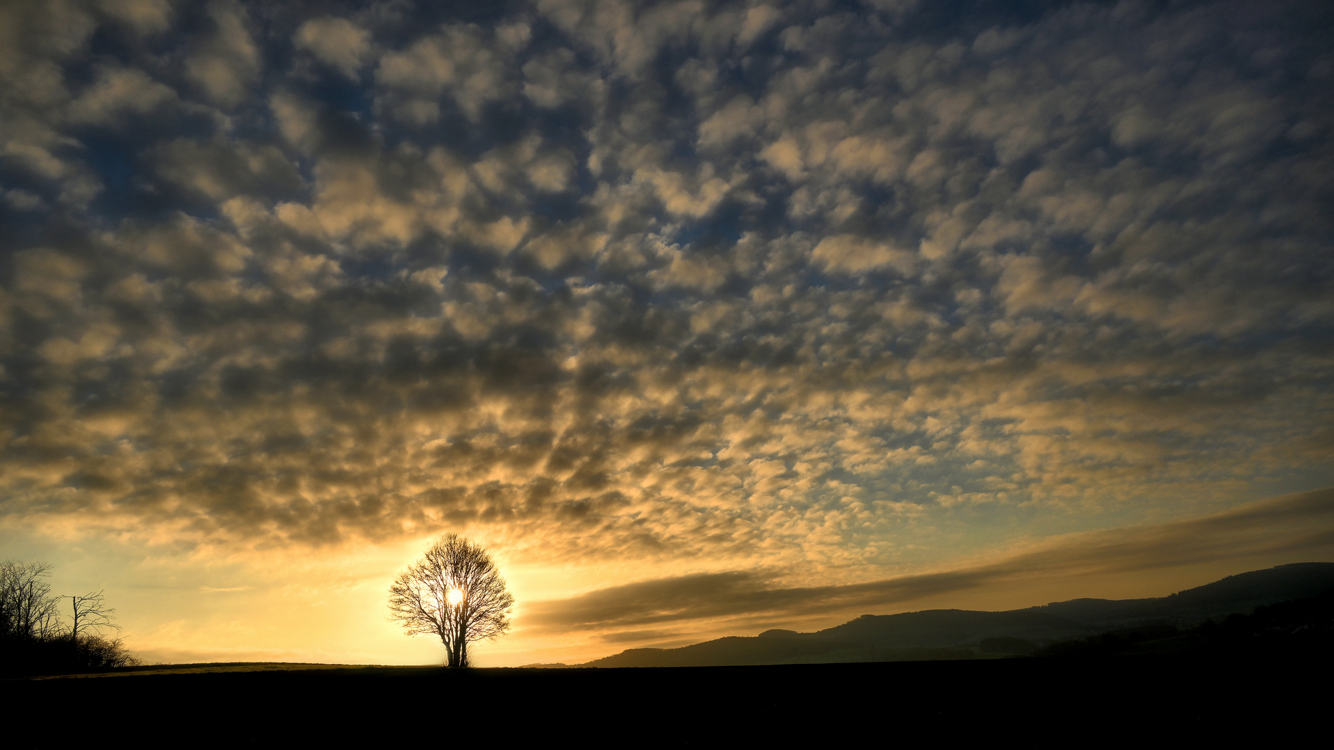 Schäfchenwolken....