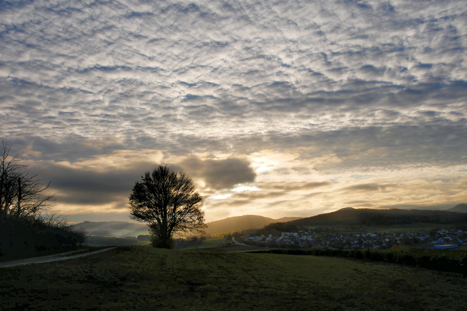 Schäfchenwolken....