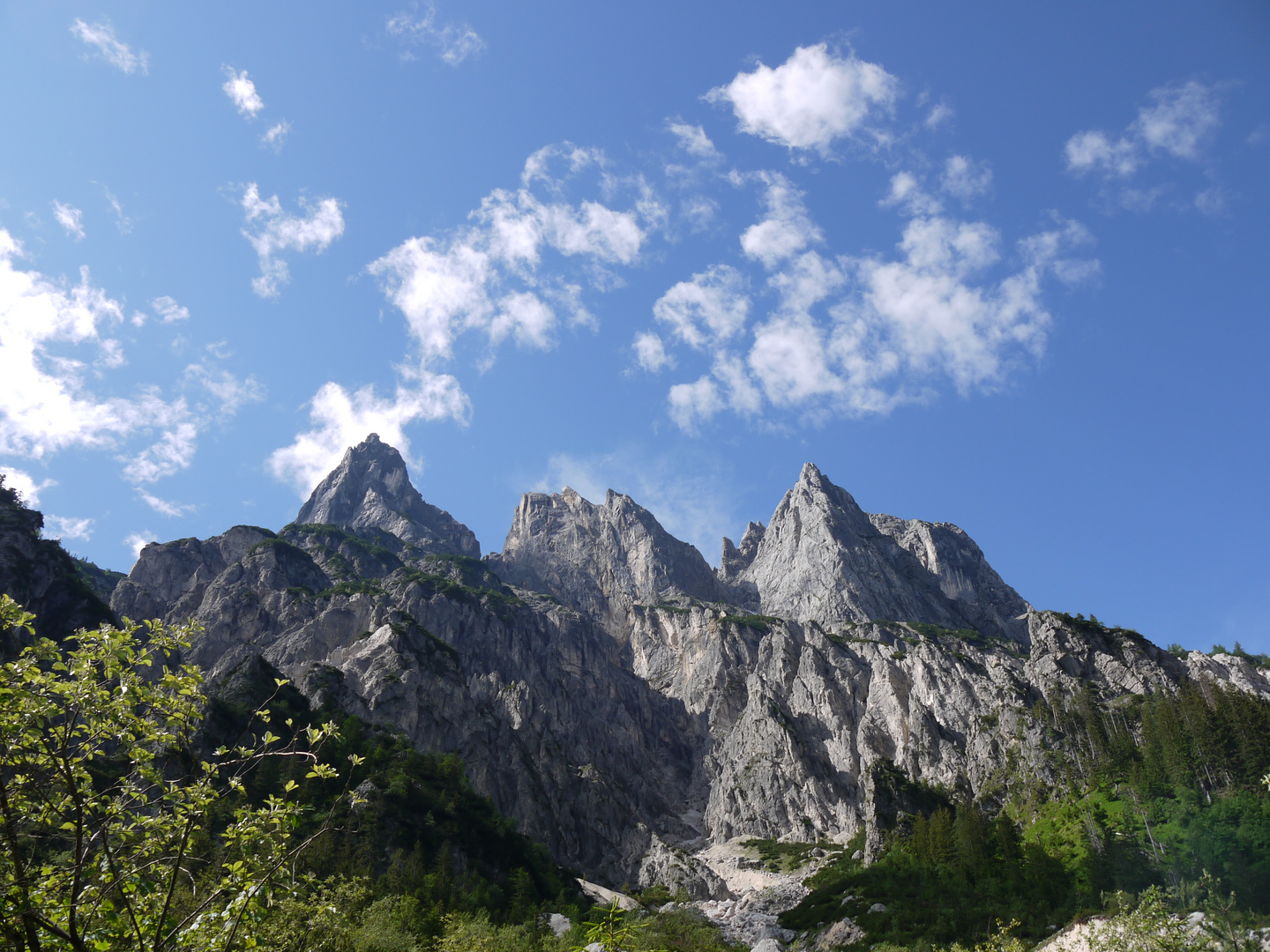 Schäfchenwolken über dem Klausbachtal