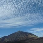 Schäfchenwolken überm Teide