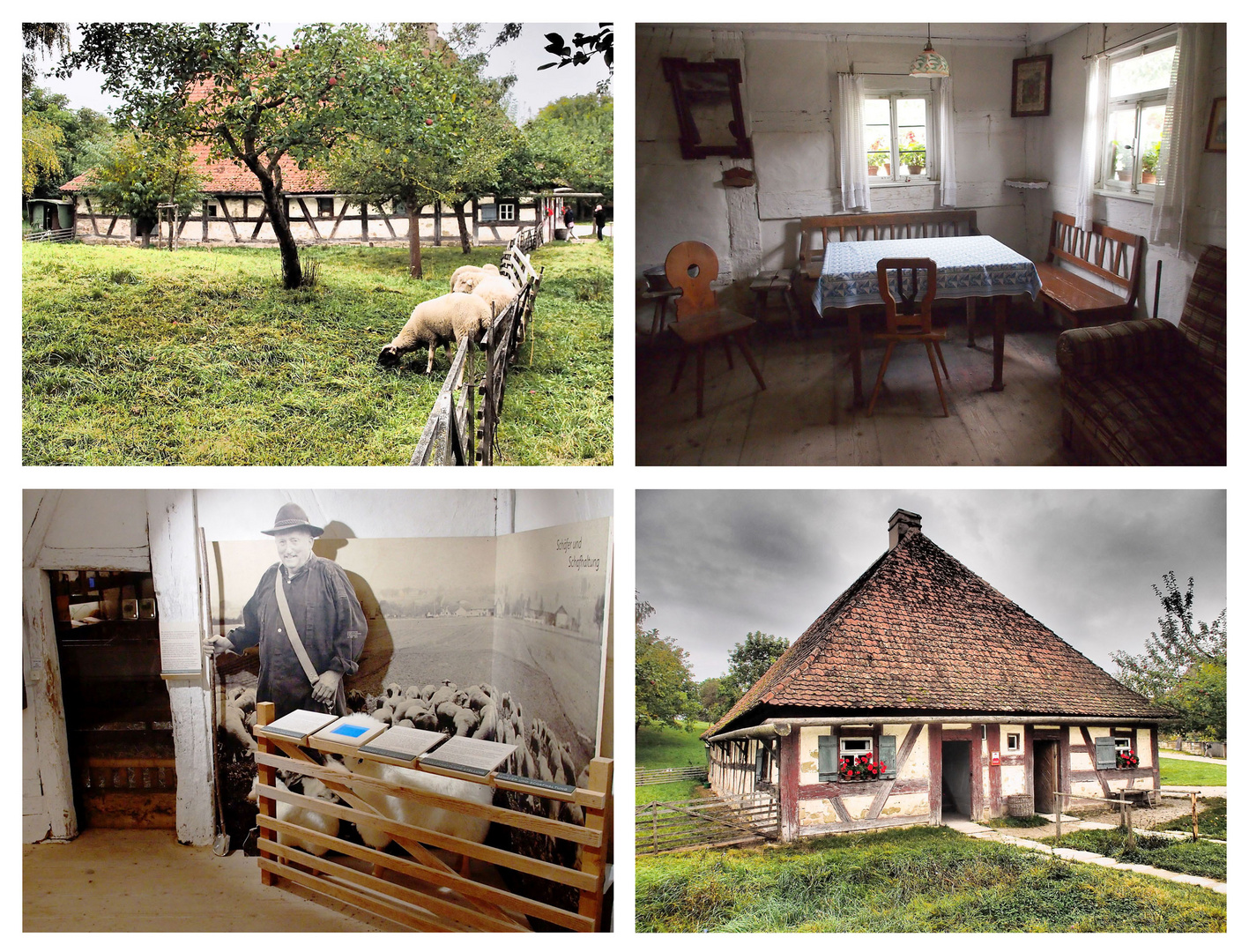 Schäferhaus im Freilandmuseum Bad Winsheim