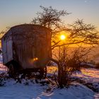 Schäferwagen als die Sonne höher stand