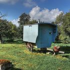 Schäferwagen auf der Schwäbischen Alb