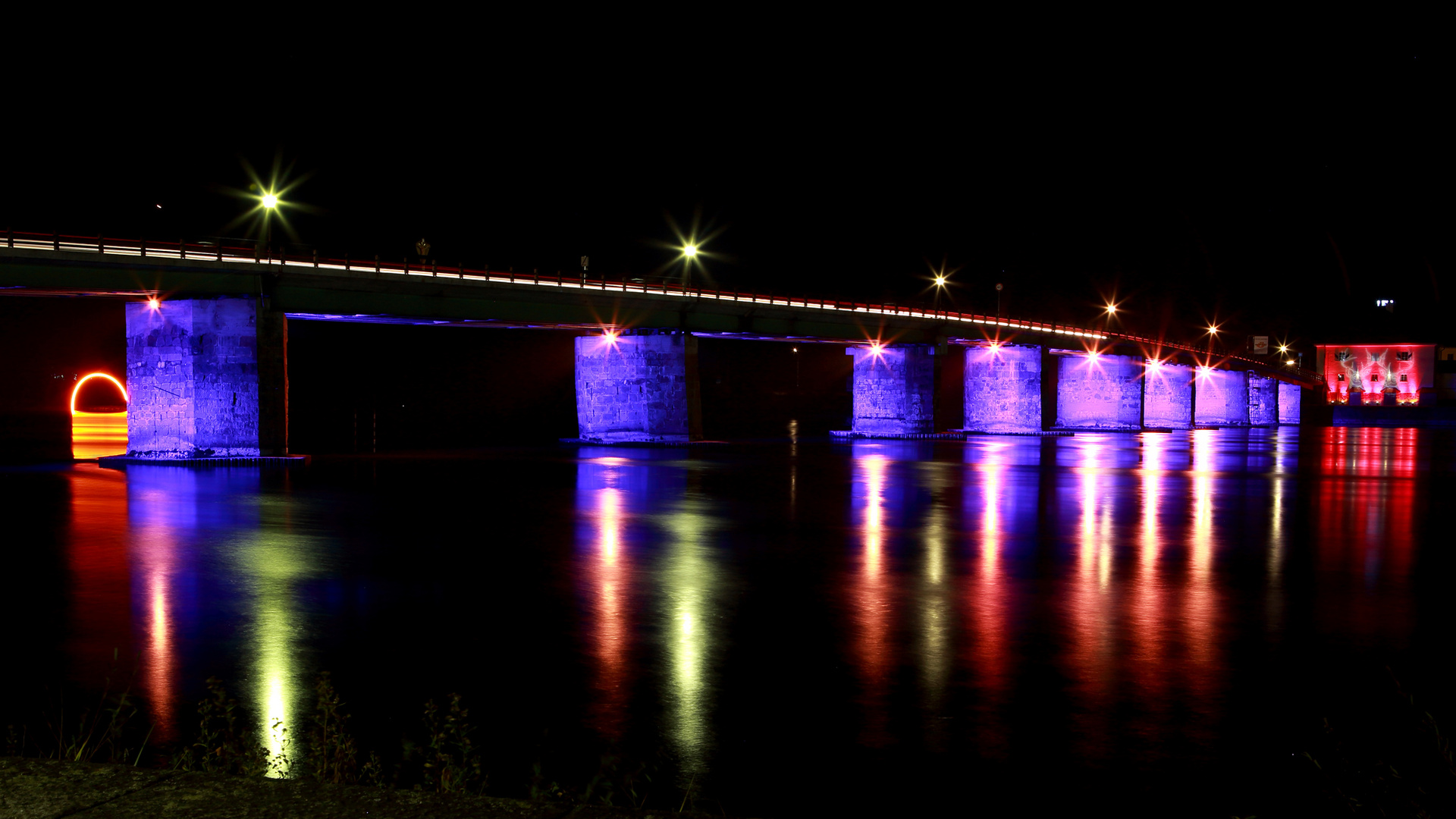 Schärding by night