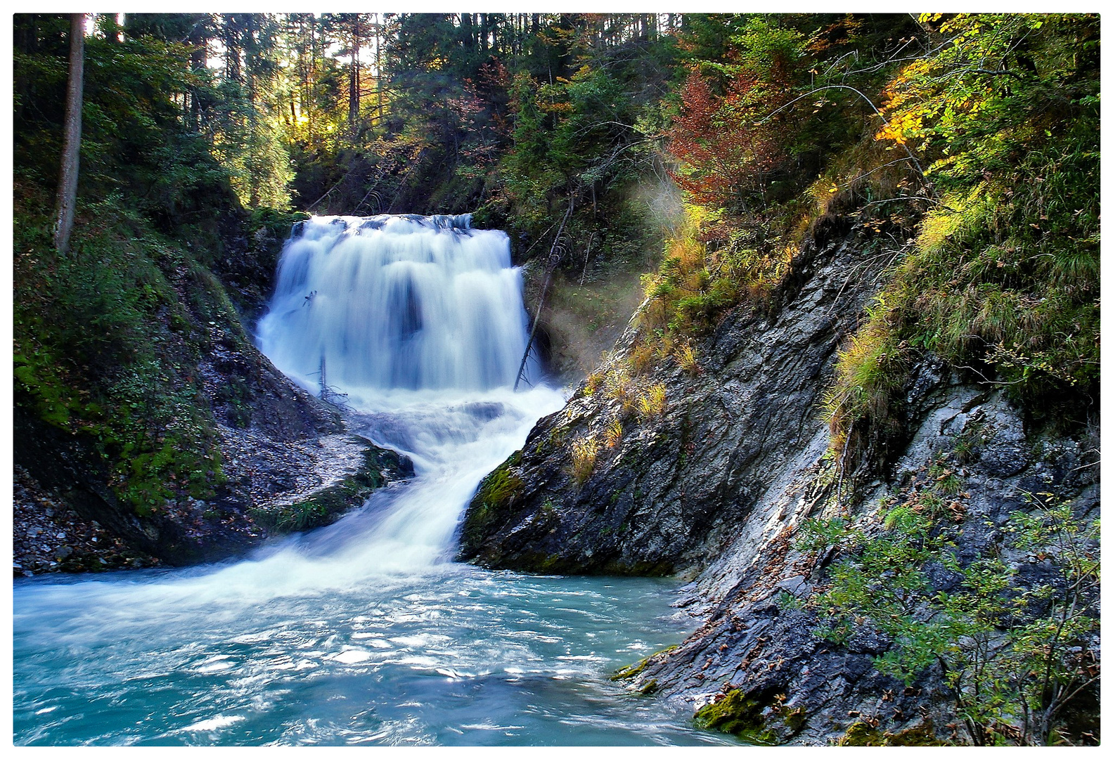 Schäumende Wasser