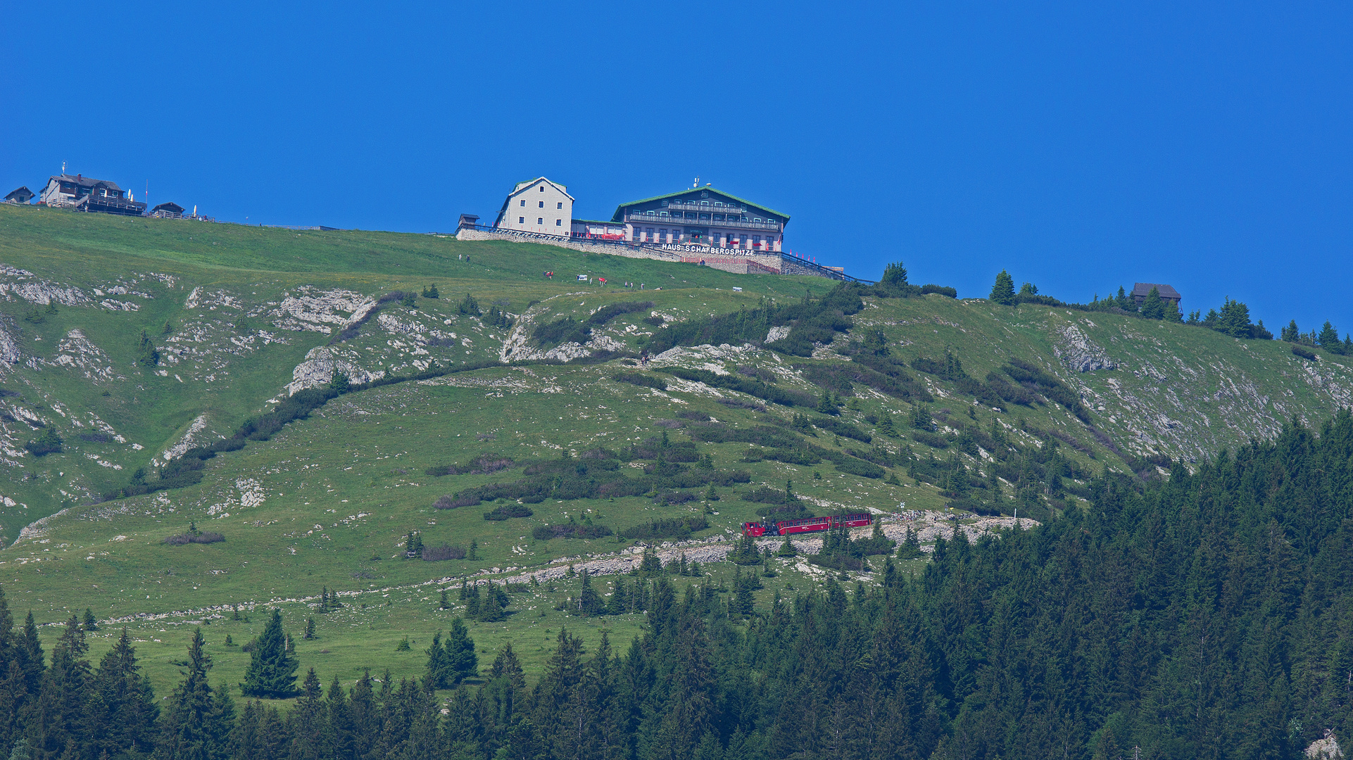 Schafberg mit Bahn