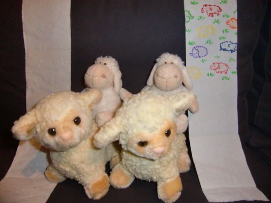 Schafe überall -   Auf der Ratio - Farm