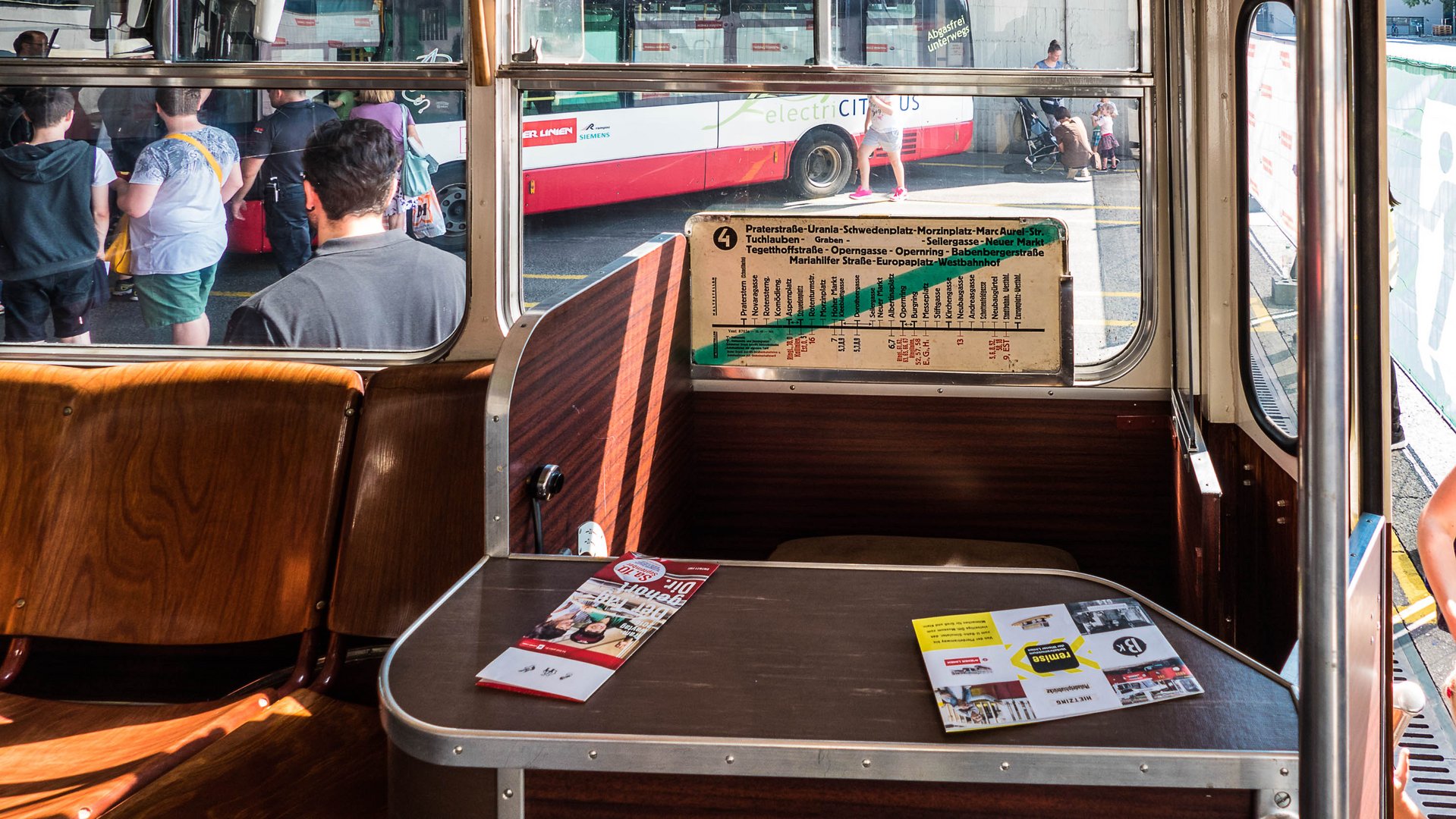 Schaffnersitz im Autobus