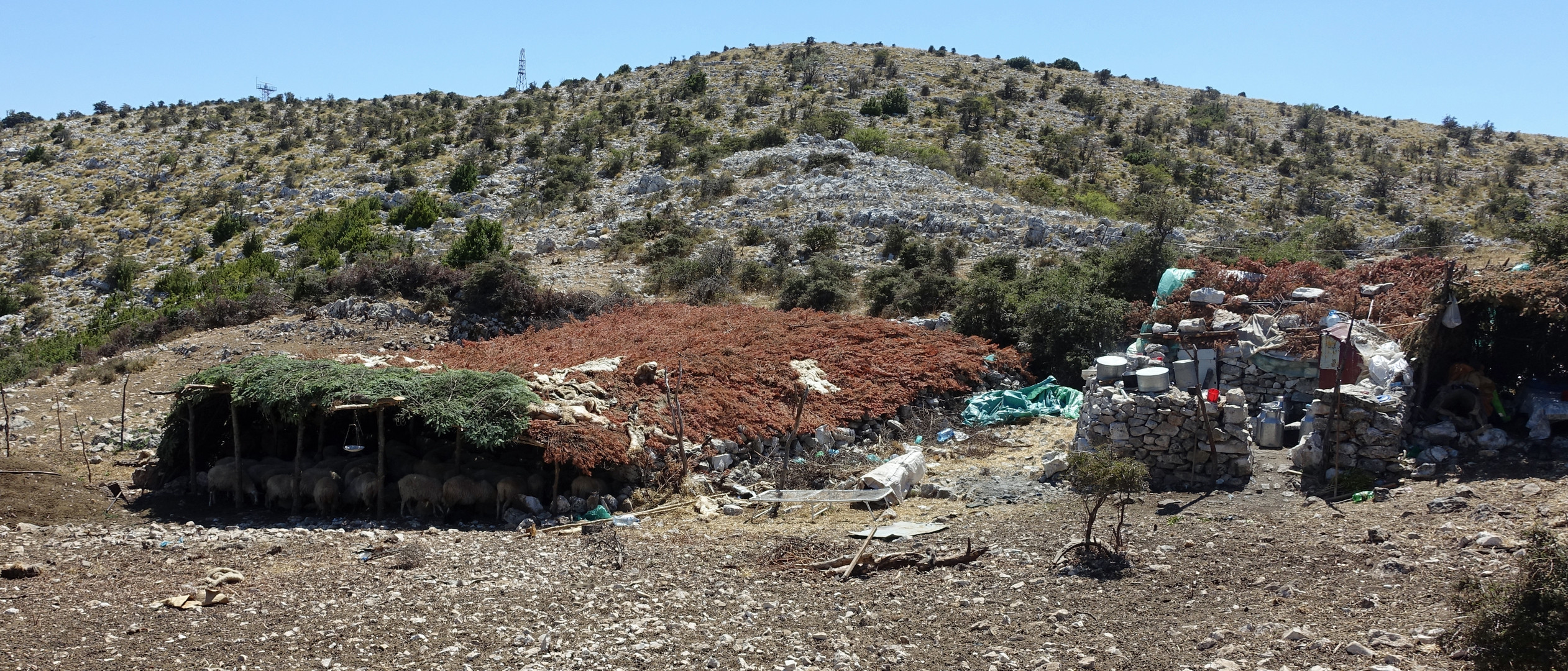 Schafstall im Llogara Nationalpark (Albanien)