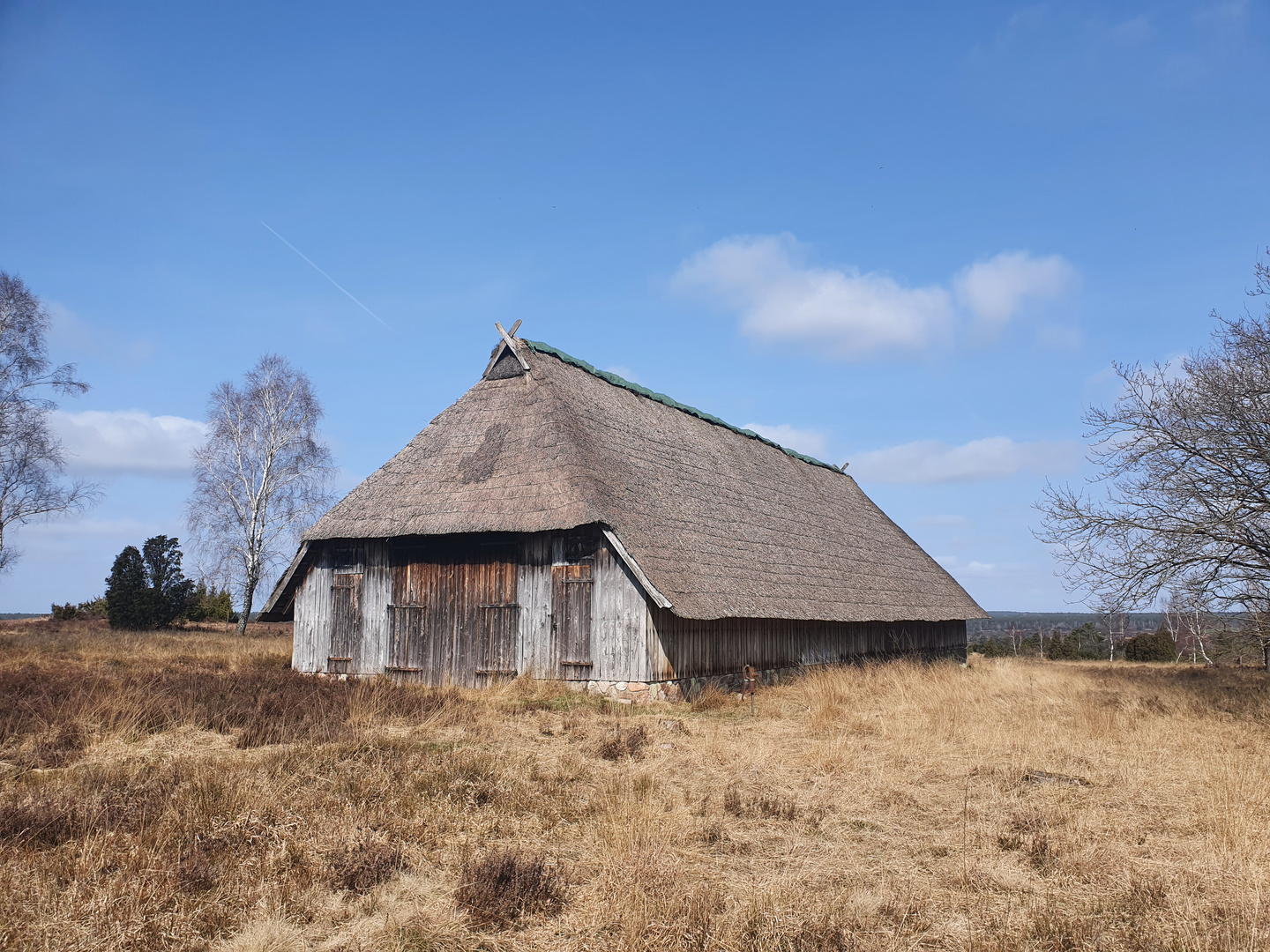 Schafstall in der Lüneburger Heide