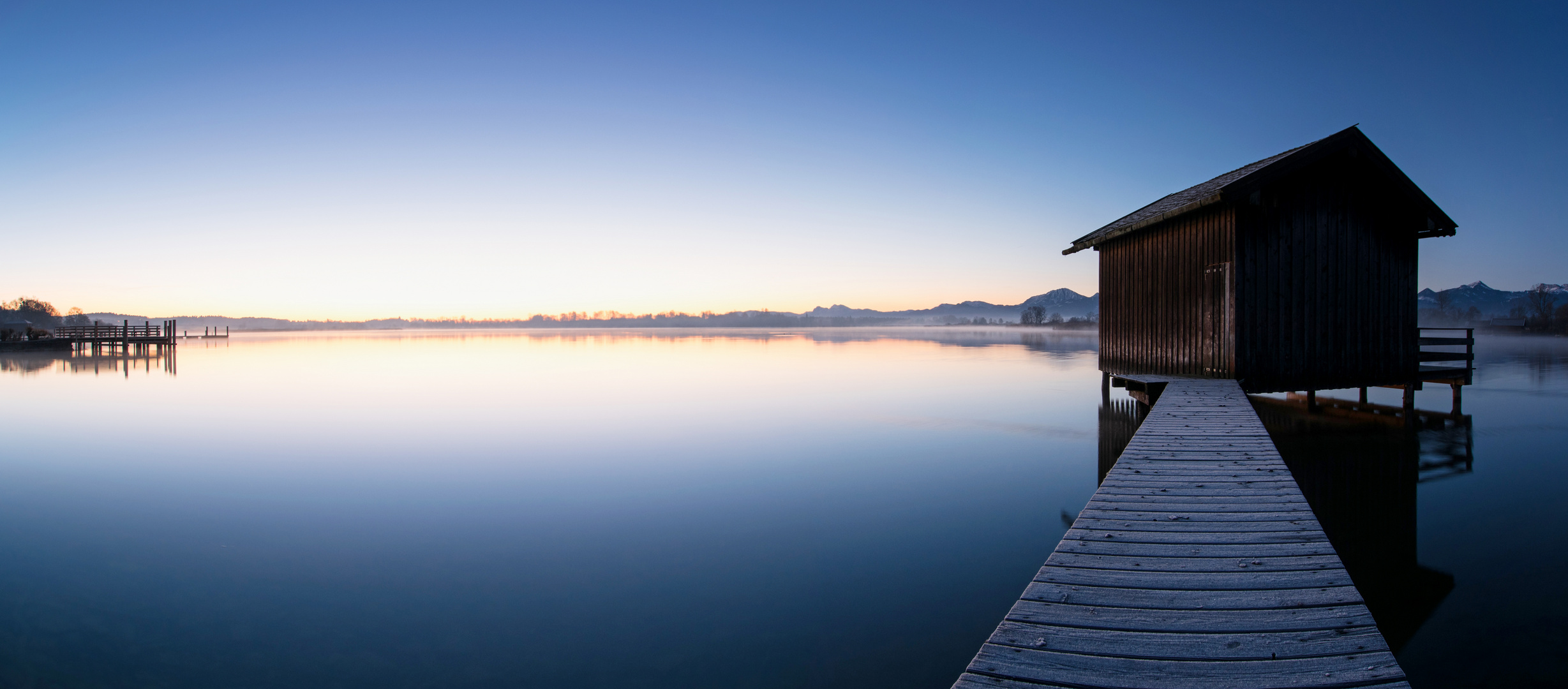 Schafwaschener Bucht am Morgen