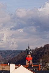 Schal über den Dächern von Heidelberg