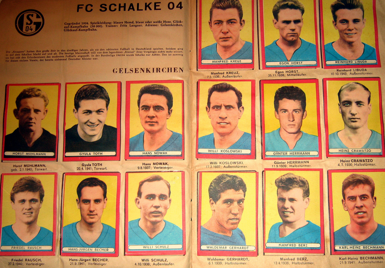 Schalke Antik Foto Bild Spezial Emotionen Gluck Bilder Auf