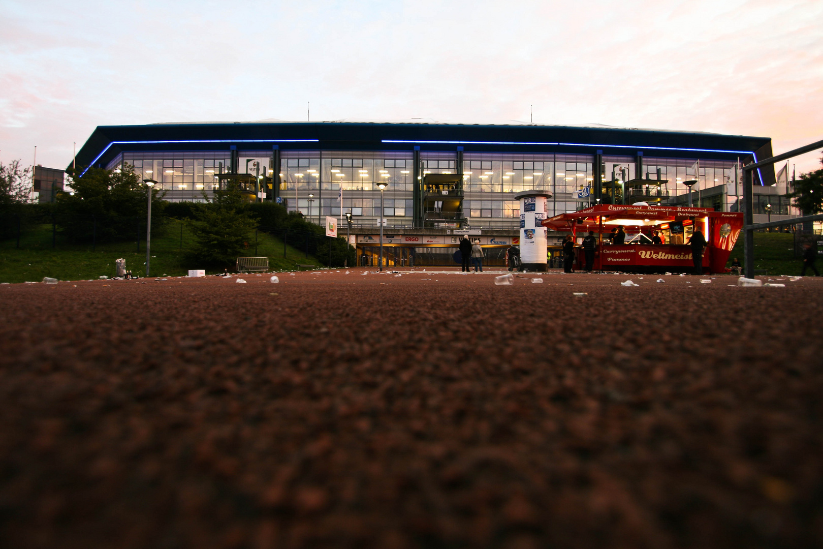 Schalke Arena am Abend des Big 4 Konzertes