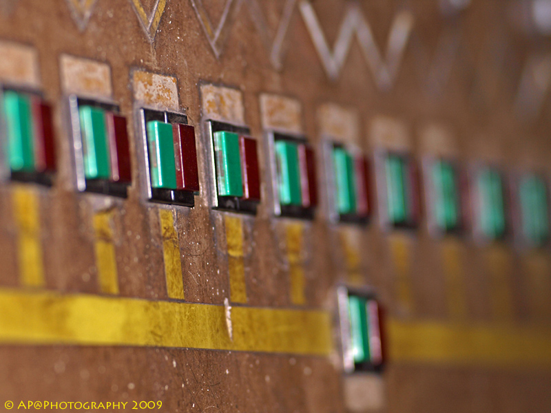 Schalttafel auf Zollverein