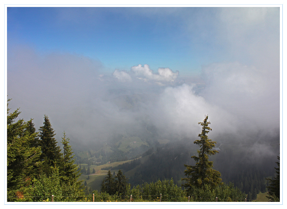 Schamhafte Berglandschaft