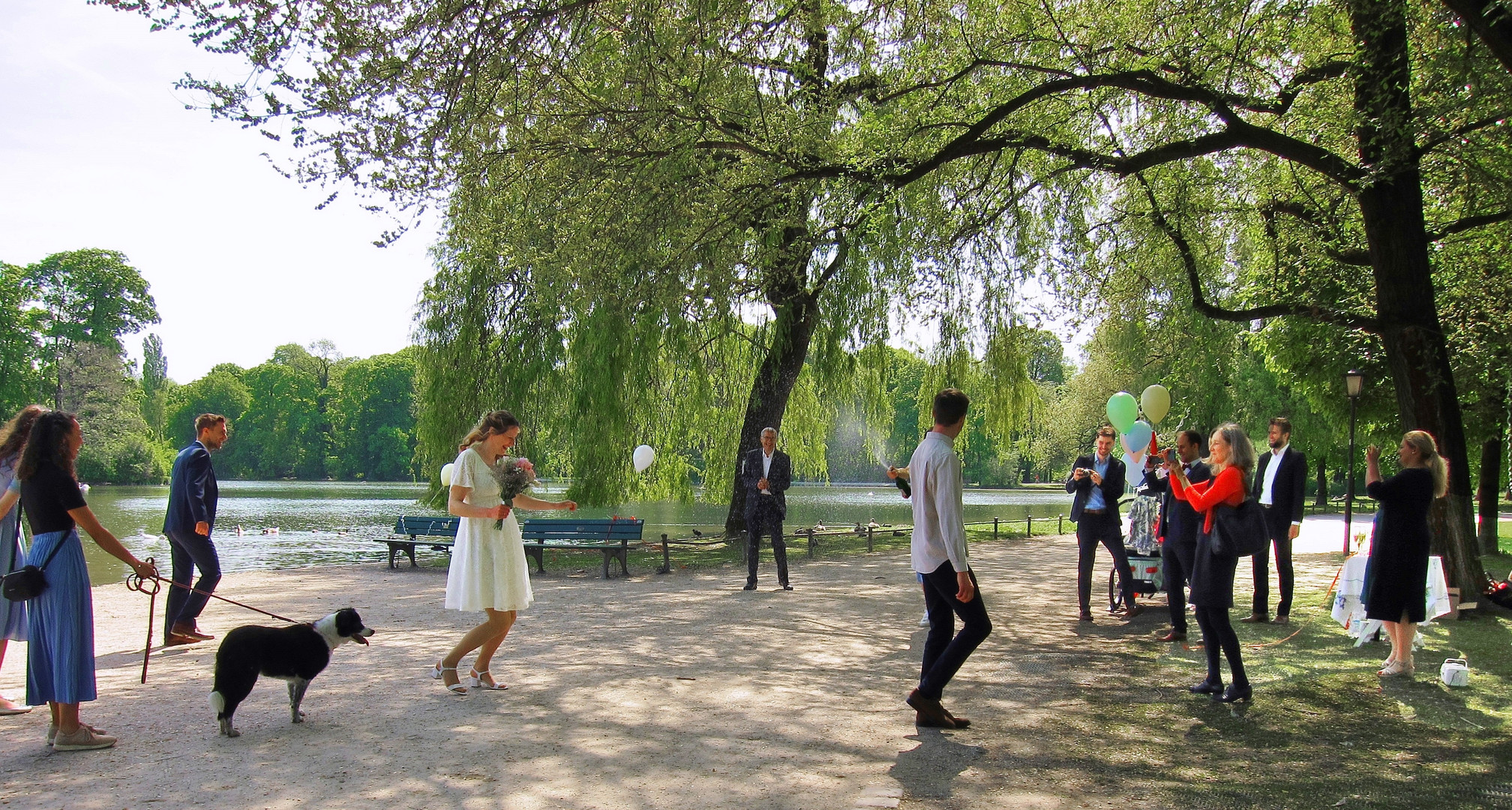 Schampus für die Braut