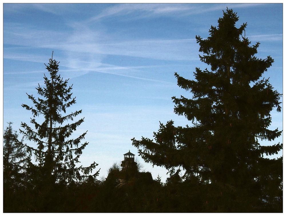 Schanzblick zur Schüssel - Waldstein