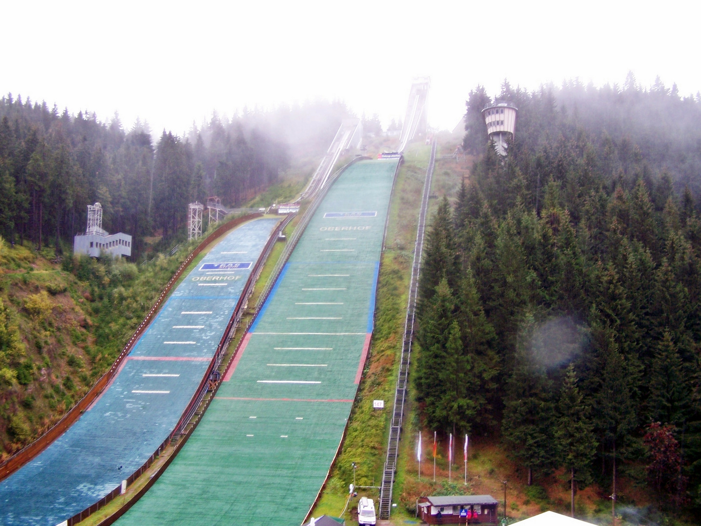 Schanzenanlage im Kanzlergrund bei Oberhof 