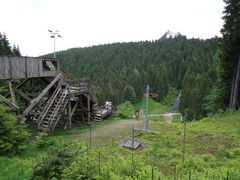 Schanzenanlage im Thüringer Wald