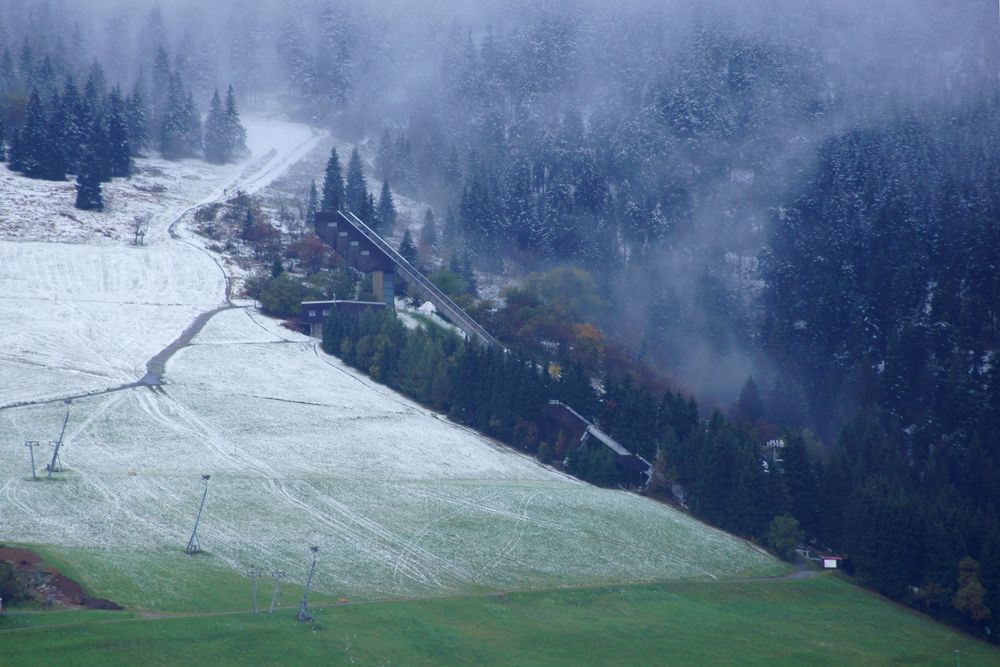 Schanzenkomplex am Fichtelberg