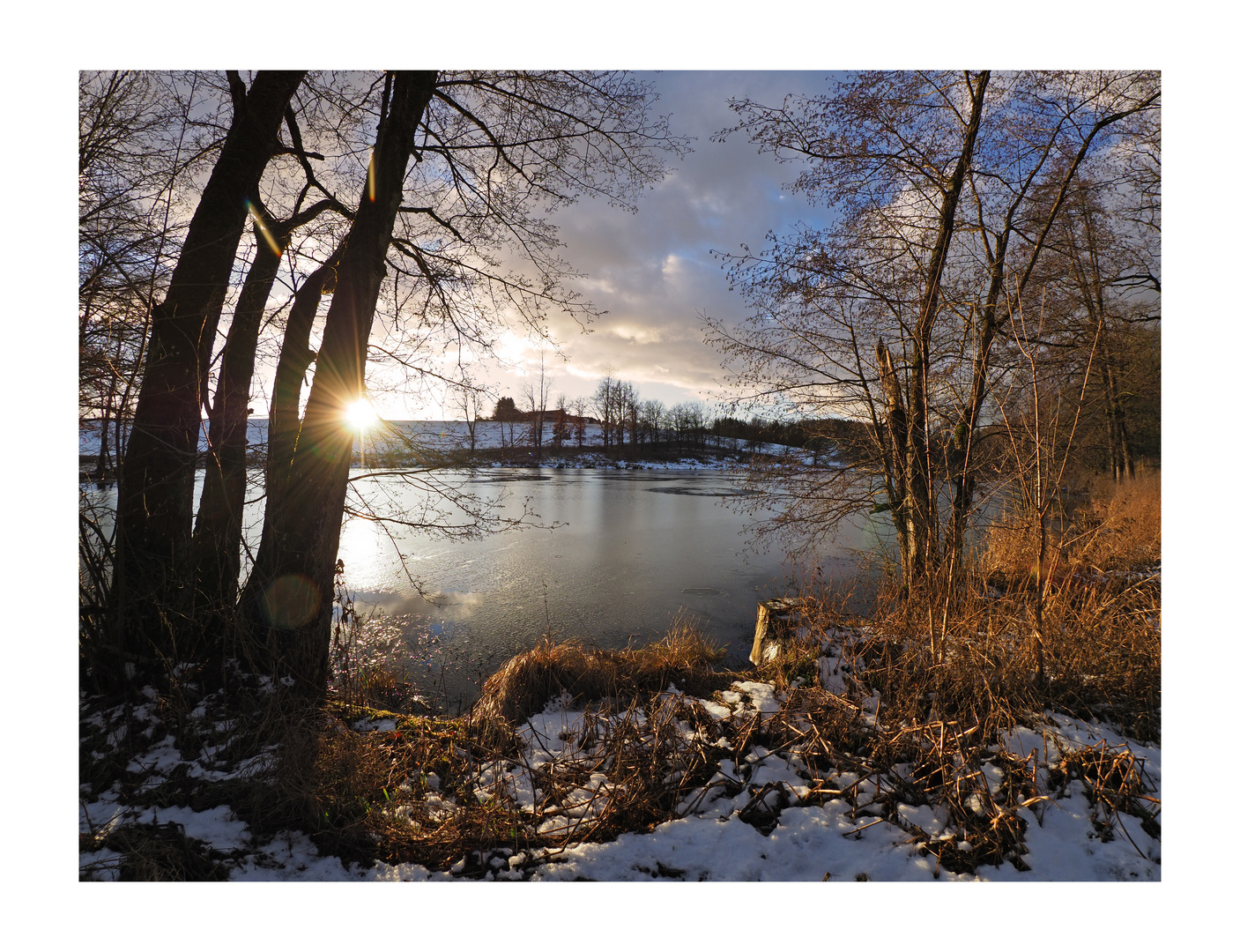 Schanzlweiher Winter